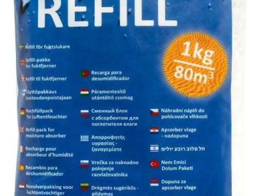 Áfylling fyrir stórar rakagildrur